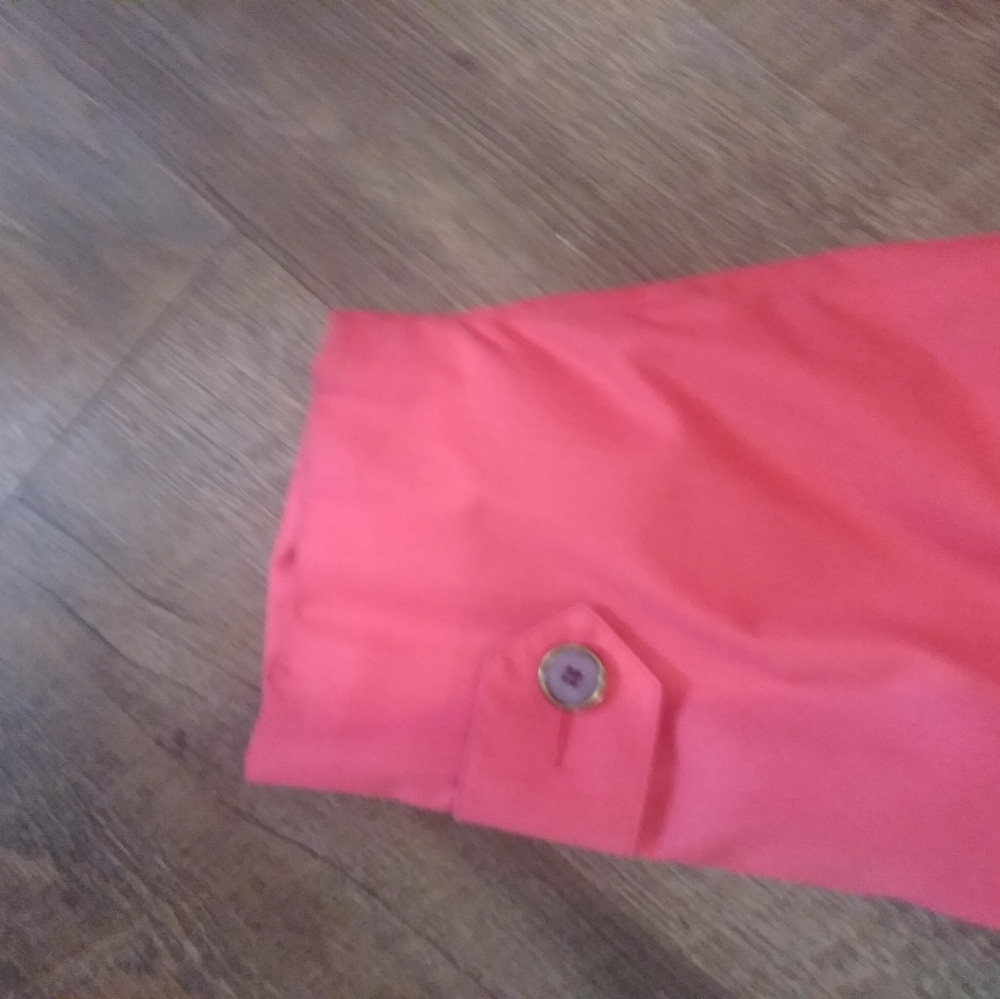 London Fog vintage 70s rain trench coat RED - Picture 11 of 15